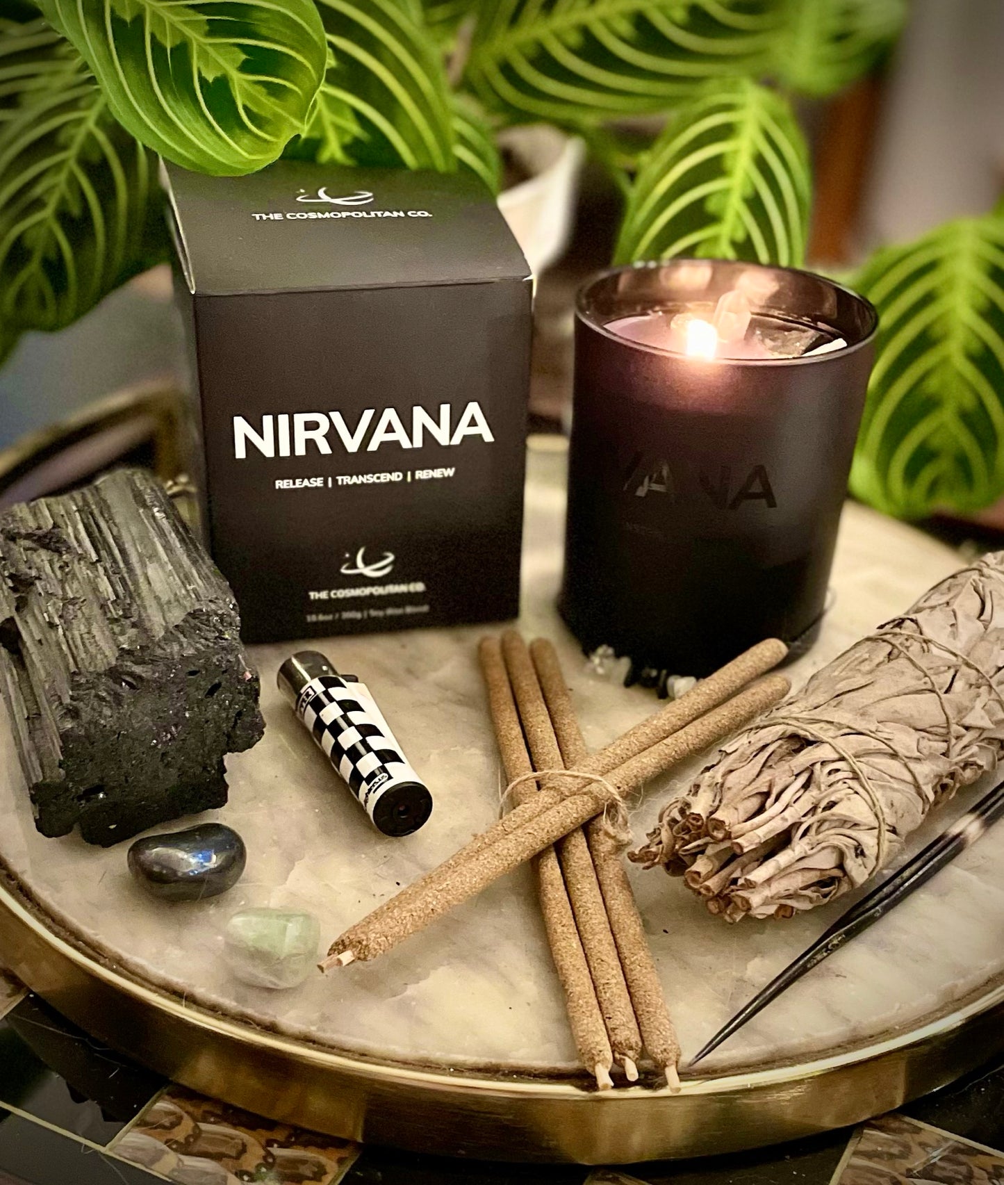 NIRVANA Crystal Candle